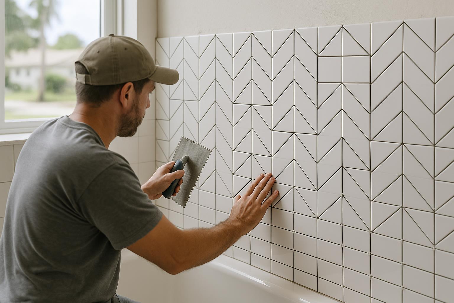 Custom Tile Installation service by Village Home Renovation